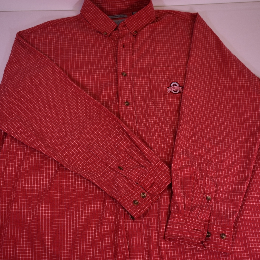 OHIO STATE Button Up Shirt X-Large